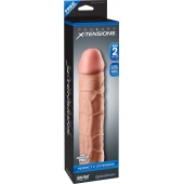 Телесная насадка Fantasy X-tensions Perfect 2  Extension - 20,3 см. - Pipedream - в Орехово-Зуево купить с доставкой