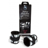 Серо-черные наручники Totally His - Fifty Shades of Grey - купить с доставкой в Орехово-Зуево