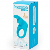 Голубое эрекционное виброкольцо Happy Rabbit Rechargeable Rabbit Cock Ring - Happy Rabbit - в Орехово-Зуево купить с доставкой