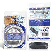 Кольцо на пенис из искусственной кожи на липучке VELCRO COCK RING - 5 см. - BlueLine - в Орехово-Зуево купить с доставкой