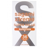 Ультратонкие презервативы Sagami Xtreme Superthin - 36 шт. - Sagami - купить с доставкой в Орехово-Зуево