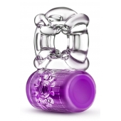 Фиолетовое эрекционное виброкольцо Pleaser Rechargeable C-Ring - Blush Novelties - в Орехово-Зуево купить с доставкой