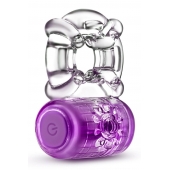 Фиолетовое эрекционное виброкольцо One Night Stand Vibrating C-Ring - Blush Novelties - в Орехово-Зуево купить с доставкой