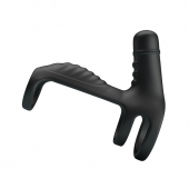 Черная вибронасадка на пенис Vibrating Penis Sling - Baile - в Орехово-Зуево купить с доставкой