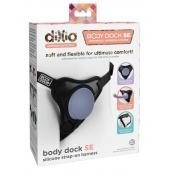 Черные трусики для страпона Body Dock SE на регулируемых ремнях - Pipedream - купить с доставкой в Орехово-Зуево