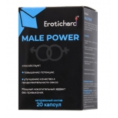 Капсулы для мужчин Erotichard male power - 20 капсул (0,370 гр.) - Erotic Hard - купить с доставкой в Орехово-Зуево
