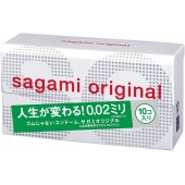 Ультратонкие презервативы Sagami Original 0.02 - 10 шт. - Sagami - купить с доставкой в Орехово-Зуево