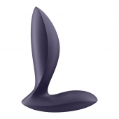 Фиолетовый анальный вибростимулятор Power Plug - Satisfyer - в Орехово-Зуево купить с доставкой