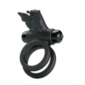 Черное эрекционное виброкольцо Passionate Ring IX - Baile - в Орехово-Зуево купить с доставкой