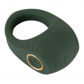 Зеленое эрекционное виброкольцо Luxurious Vibro Cock Ring - Orion - в Орехово-Зуево купить с доставкой