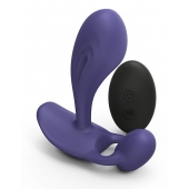 Темно-синий вибромассажер Witty P G Vibrator with Remote Control - Love to Love - в Орехово-Зуево купить с доставкой