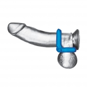 Комплект из 2 эрекционных колец-восьмерок 2-Pack Duo Cock And Ball Stamina Enhancement Ring - BlueLine - в Орехово-Зуево купить с доставкой