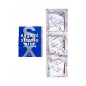 Розовые презервативы Sagami Xtreme FEEL FIT 3D - 3 шт. - Sagami - купить с доставкой в Орехово-Зуево