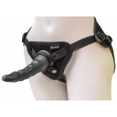 Комплект из трусиков Harness и двух насадок - 20,5 и 18 см. - LOVETOY (А-Полимер) - купить с доставкой в Орехово-Зуево