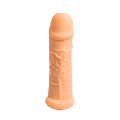 Телесный фаллоудлинитель Extra Size Bubbles - 15,5 см. - Lola Games - в Орехово-Зуево купить с доставкой