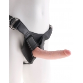 Страпон на виниловых трусиках Strap-on Harness Cock - 17,8 см. - Pipedream - купить с доставкой в Орехово-Зуево