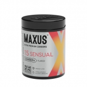 Анатомические презервативы MAXUS Sensual - 15 шт. - Maxus - купить с доставкой в Орехово-Зуево