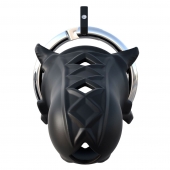 Черный замок верности Extreme Silicone Cock Blocker - Pipedream - купить с доставкой в Орехово-Зуево