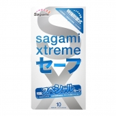 Презервативы Sagami Xtreme Ultrasafe с двойным количеством смазки - 10 шт. - Sagami - купить с доставкой в Орехово-Зуево