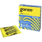 Классические презервативы с обильной смазкой Ganzo Classic - 3 шт. - Ganzo - купить с доставкой в Орехово-Зуево