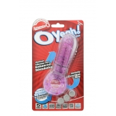 Фиолетовое эрекционное кольцо с вибрацией и пальчиком OYEAH PURPLE - Screaming O - в Орехово-Зуево купить с доставкой