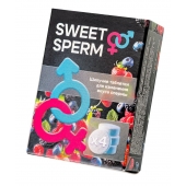 Шипучие таблетки для мужчин Sweet Sperm для изменения вкуса спермы (4 шт. по 0,5 гр.) - Капиталпродукт - купить с доставкой в Орехово-Зуево