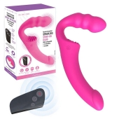 Розовый безремневой страпон Straples Strap-On Dildo - Erokay - купить с доставкой в Орехово-Зуево