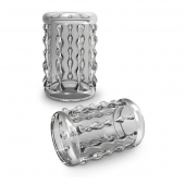 Прозрачная насадка с бороздками STAY HARD COCK SLEEVE 04 CLEAR - Blush Novelties - в Орехово-Зуево купить с доставкой