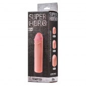 Фаллоудлинитель SUPER HERO Tempter - 16 см. - Lola Games - в Орехово-Зуево купить с доставкой