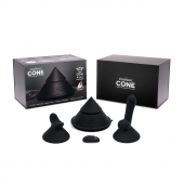 Конусный вибромассажер Cowgirl Cone с 2 насадками - CowGirl - купить с доставкой в Орехово-Зуево
