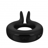 Черное эрекционное кольцо Marry Me Rechargeable Vibrating Cockring - Adrien Lastic - в Орехово-Зуево купить с доставкой