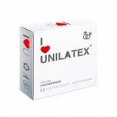 Ультратонкие презервативы Unilatex Ultra Thin - 3 шт. - Unilatex - купить с доставкой в Орехово-Зуево