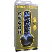 Черно-синяя мини-машина на присоске Tendril Thruster - 21,6 см. - Doc Johnson - купить с доставкой в Орехово-Зуево