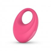 Розовое интерактивное эрекционное виброкольцо Leo - Easy toys - в Орехово-Зуево купить с доставкой