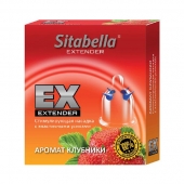 Стимулирующая насадка Sitabella Extender  Клубника - Sitabella - купить с доставкой в Орехово-Зуево