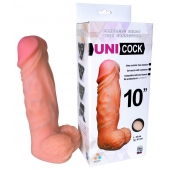 Фаллическая насадка Харнесс UNICOCK 10  - 25 см. - LOVETOY (А-Полимер) - купить с доставкой в Орехово-Зуево