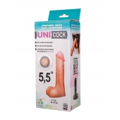 Фаллическая насадка Харнесс UNICOCK 5,5  - 17 см. - LOVETOY (А-Полимер) - купить с доставкой в Орехово-Зуево