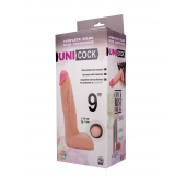Фаллическая насадка Харнесс UNICOCK 9  - 24 см. - LOVETOY (А-Полимер) - купить с доставкой в Орехово-Зуево