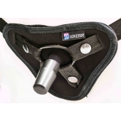Вибрострапон с двумя насадками UniStrap - 18 и 18 см. - LOVETOY (А-Полимер) - купить с доставкой в Орехово-Зуево