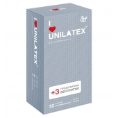 Презервативы с точками Unilatex Dotted - 12 шт. + 3 шт. в подарок - Unilatex - купить с доставкой в Орехово-Зуево