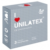 Презервативы с точками Unilatex Dotted - 3 шт. - Unilatex - купить с доставкой в Орехово-Зуево