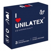Ультрапрочные презервативы Unilatex Extra Strong - 3 шт. - Unilatex - купить с доставкой в Орехово-Зуево