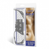 Утяжка на пенис и мошонку Cock Ring With 1.5  Ball Stretcher And Optional Weight Ring - BlueLine - купить с доставкой в Орехово-Зуево