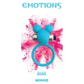 Голубое эрекционное виброколечко Emotions Minnie Breeze - Lola Games - в Орехово-Зуево купить с доставкой