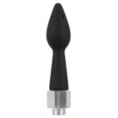 Чёрная анальная насадка для душа Anal Douche Rear Splash - Orion - купить с доставкой в Орехово-Зуево