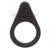 Чёрное эрекционное кольцо LIT-UP SILICONE STIMU RING 1 BLACK - Dream Toys - в Орехово-Зуево купить с доставкой