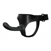 Страпон с изогнутой головкой Ultra Harness Curvy Dildo - 15,8 см. - Baile - купить с доставкой в Орехово-Зуево
