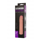 Насадка-удлинитель Extension sleeve телесного цвета - 18,5 см. - Sitabella - в Орехово-Зуево купить с доставкой