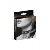 Узенький ошейник из полиуретана с кольцом - Bijoux Pour Toi - купить с доставкой в Орехово-Зуево