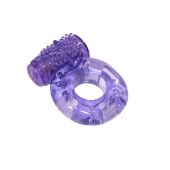 Фиолетовое эрекционное кольцо с вибрацией Rings Axle-pin - Lola Games - в Орехово-Зуево купить с доставкой